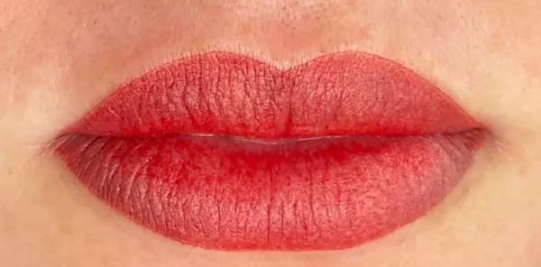 Labbra dopo il trucco semipermanente eseguito da Brigida Greco